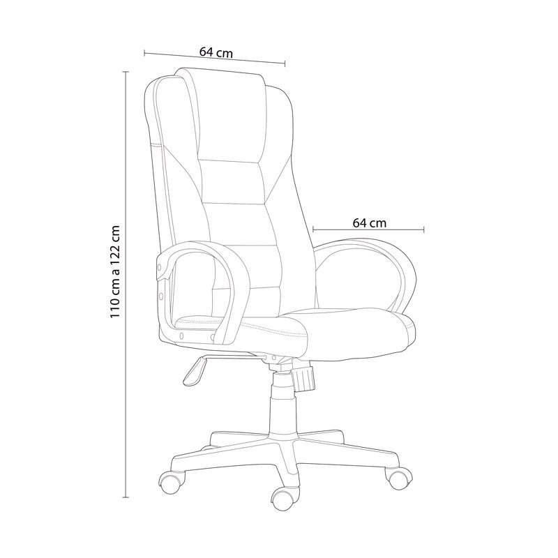 Silla de Despacho Dumbledore Relax Outlet Valencia Silla de Despacho Dumbledore - Imagen 2