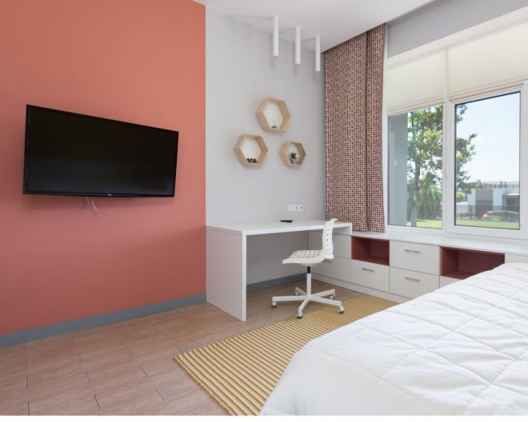 decorar dormitorio de rojo