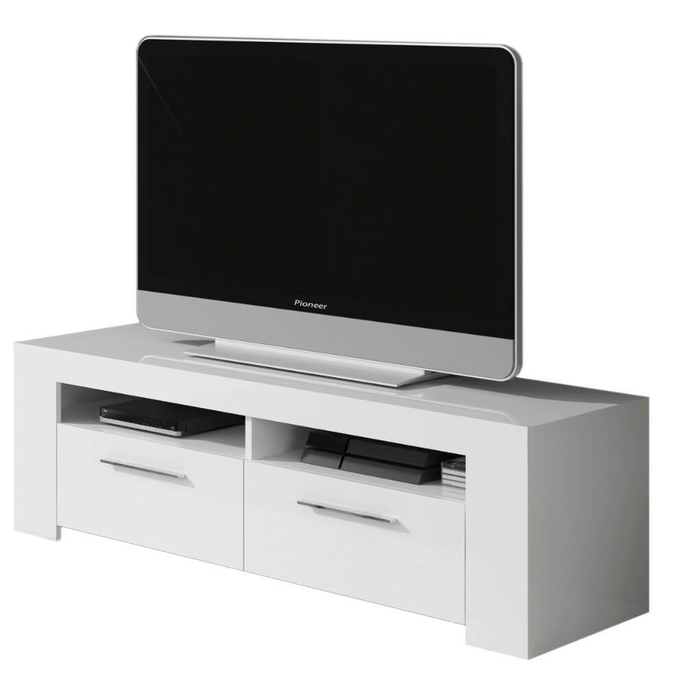 Mueble de televisión blanco 120 cm