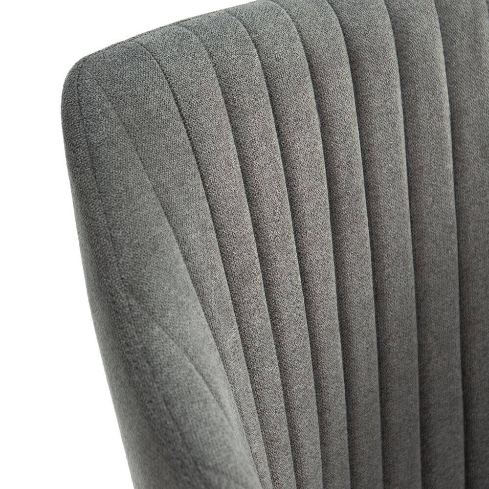 Pack de 2 sillas de tela gris