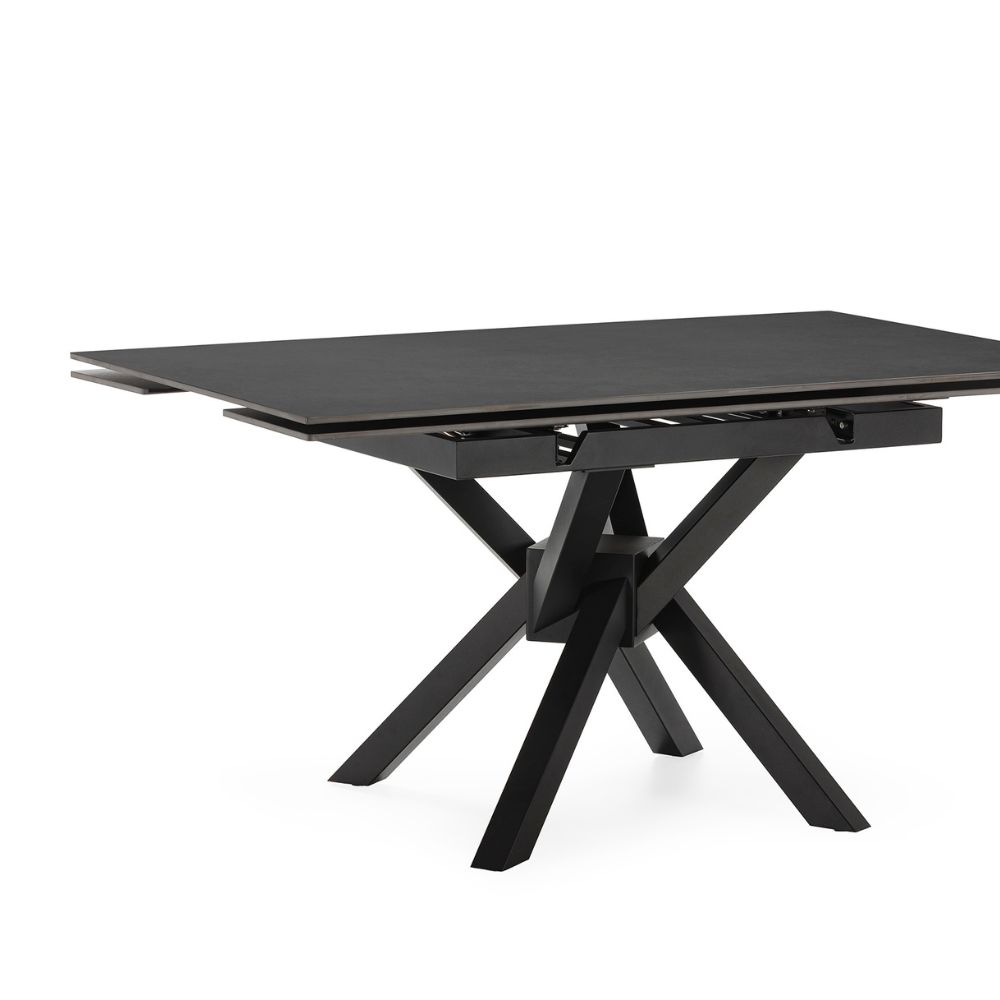 Mesa cuadrada extensible de piedra Mirlene Relax Outlet Valencia Mesa cuadrada extensible de piedra Mirlene - Imagen 5