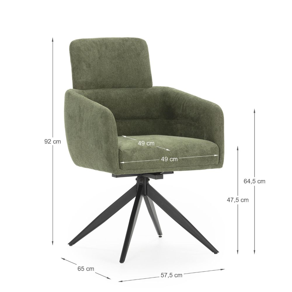 Pack de 2 sillones Axorus verde Relax Outlet Valencia Pack de 2 sillones Axorus verde - Imagen 3