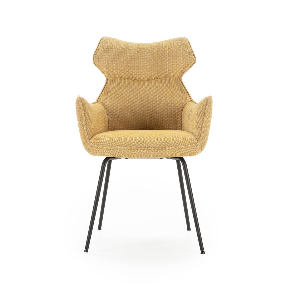 Pack de 2 sillones Mara mostaza Relax Outlet Valencia Pack de 2 sillones Mara mostaza - Imagen 4