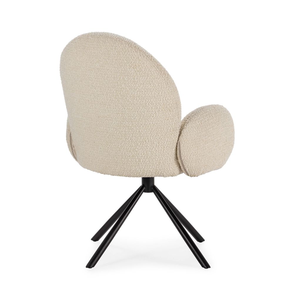 Sillón giratorio Daria blanco Relax Outlet Valencia Sillón giratorio Daria blanco - Imagen 3