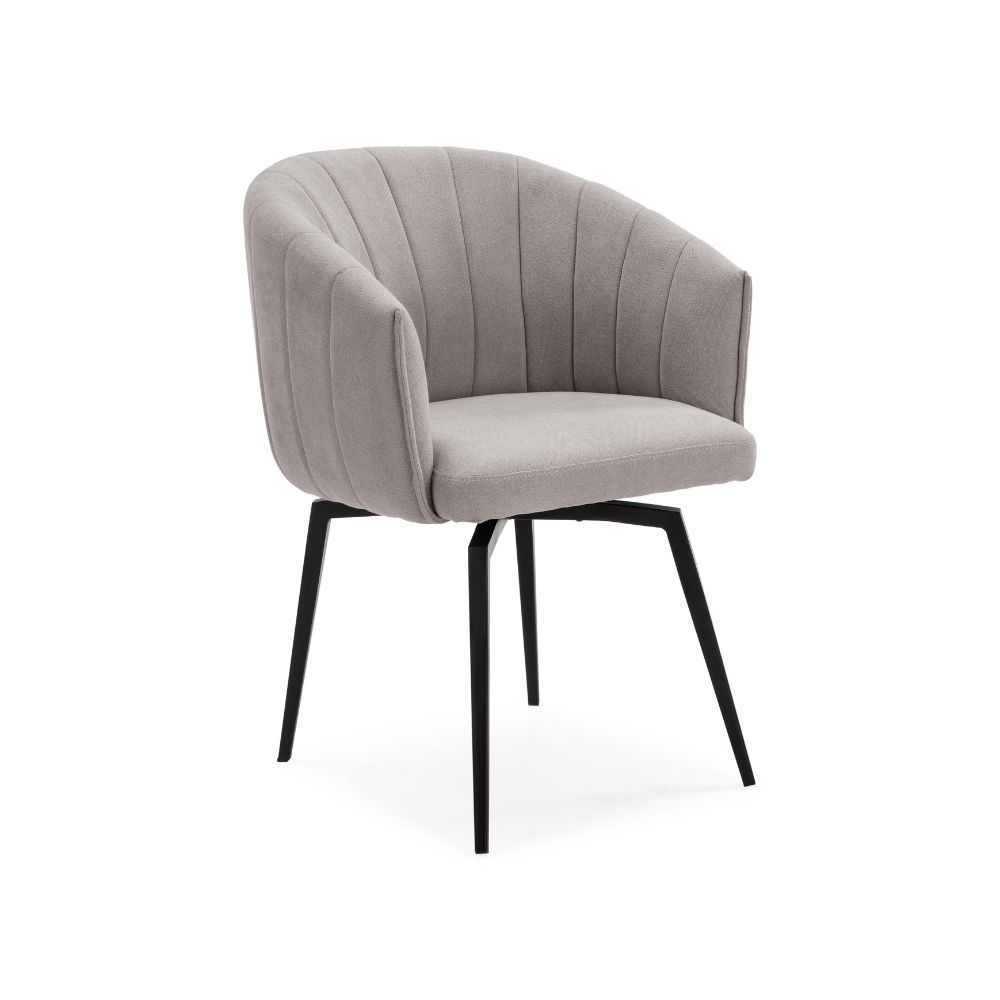 Sillón giratorio Inka taupe