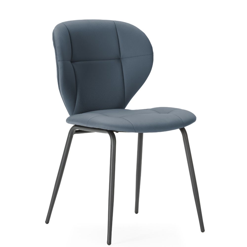 Pack de 2 sillas Mauna gris oscuro