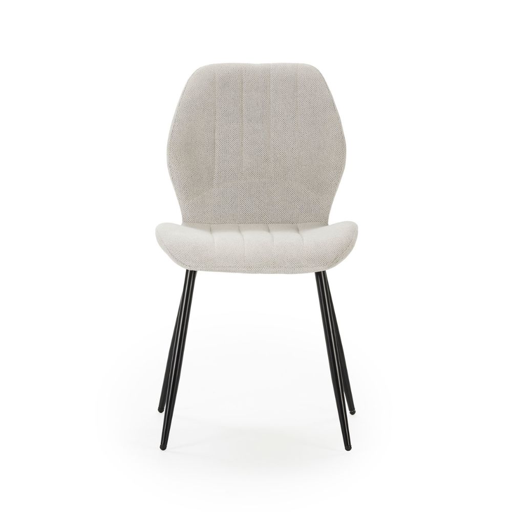 Pack de 4 sillas de tela blanca Nilus Relax Outlet Valencia Pack de 4 sillas de tela blanca Nilus - Imagen 3