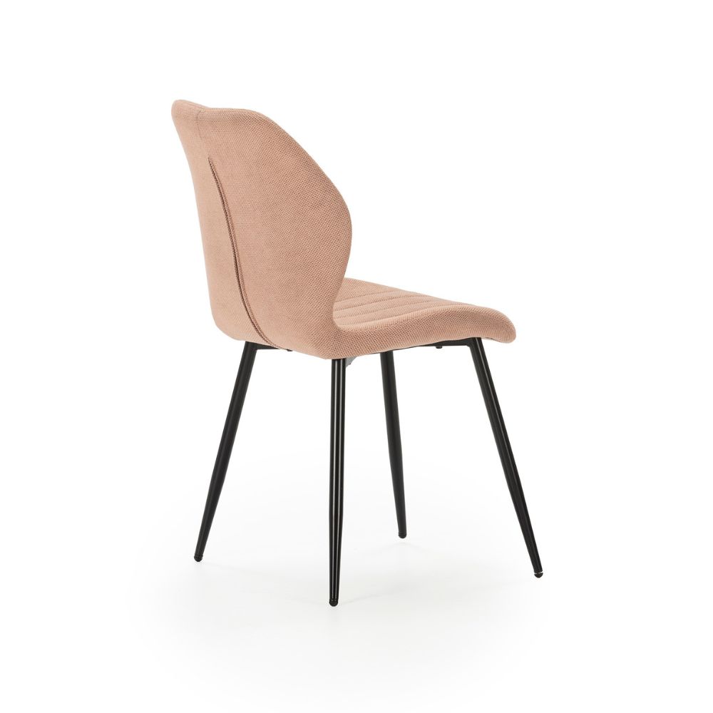 Pack de 4 sillas de tela salmón Nilus Relax Outlet Valencia Pack de 4 sillas de tela salmón Nilus - Imagen 5