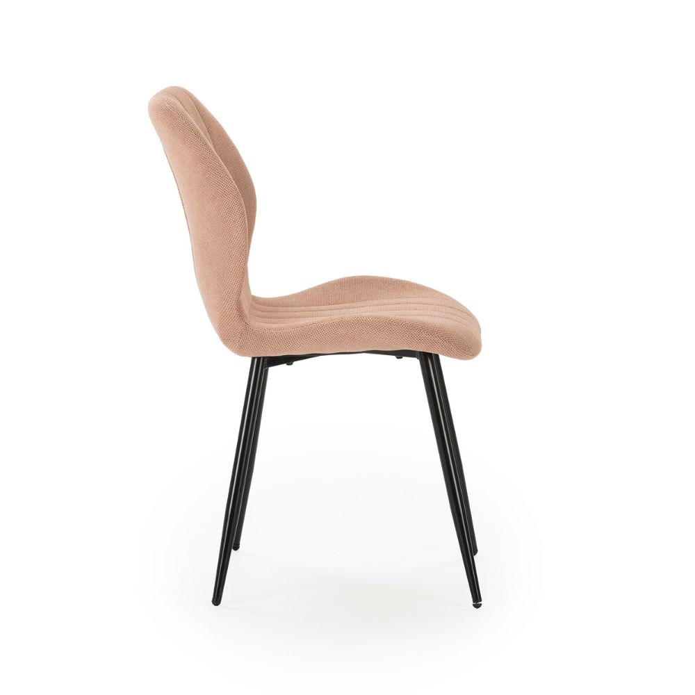 Pack de 4 sillas de tela salmón Nilus Relax Outlet Valencia Pack de 4 sillas de tela salmón Nilus - Imagen 4