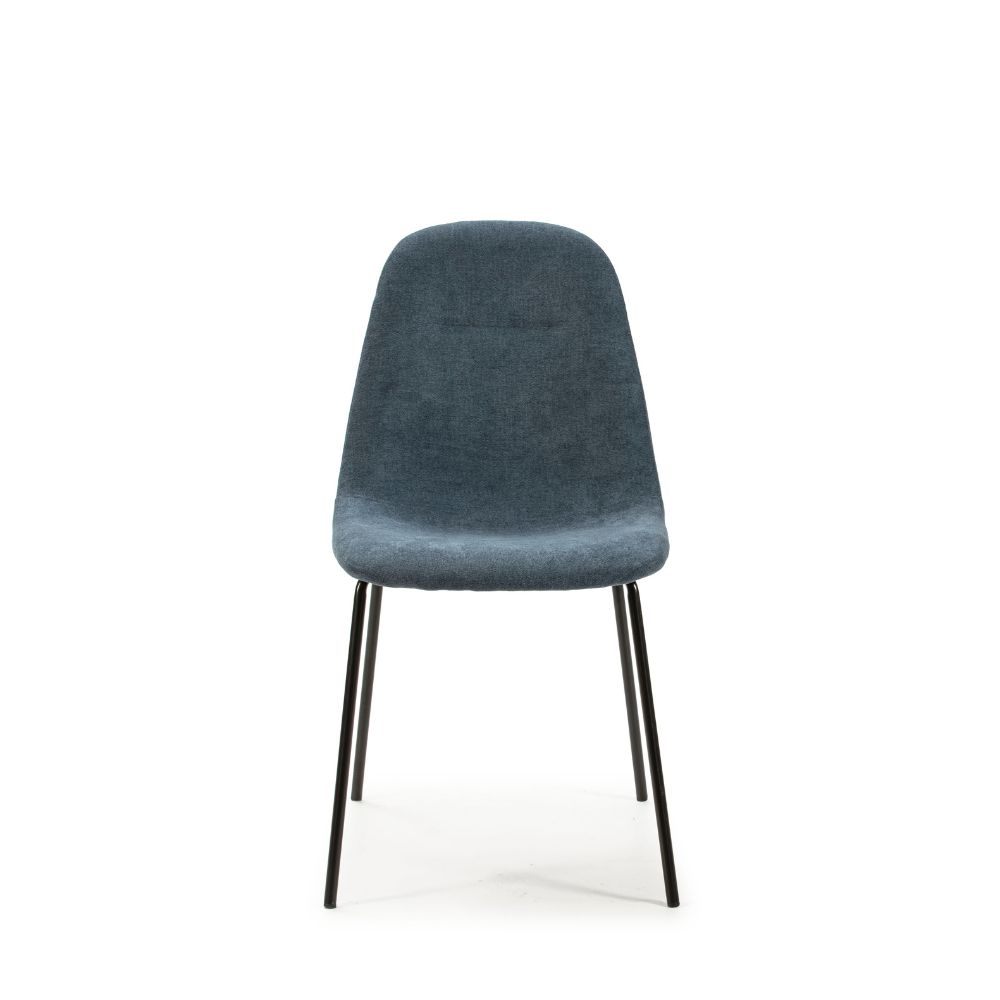 Pack de 4 sillas Ranne azul Relax Outlet Valencia Pack de 4 sillas Ranne azul - Imagen 3