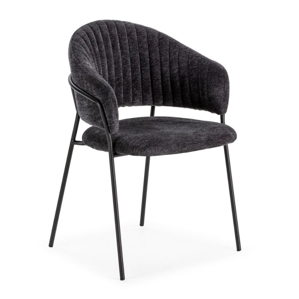 Pack de 2 sillas Alicia gris oscuro