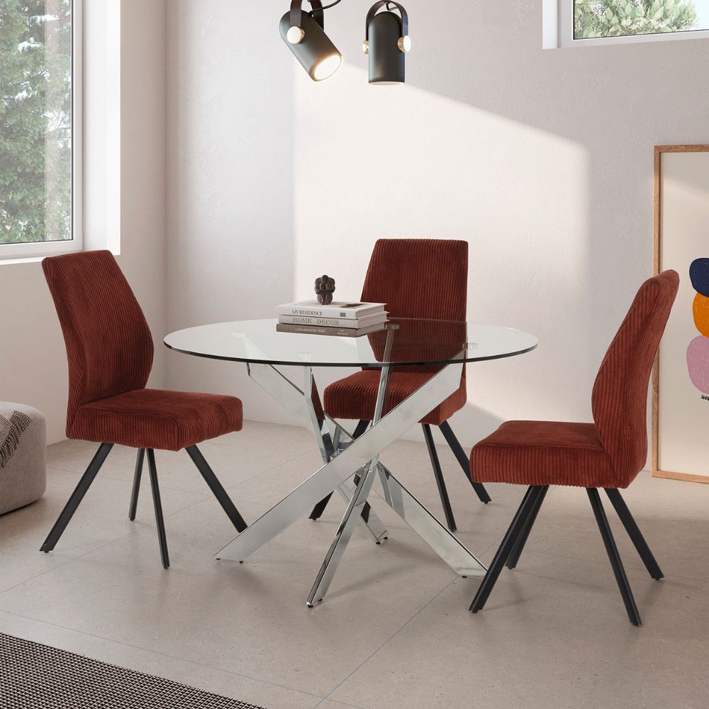 Pack de 2 sillas Anibal teja Relax Outlet Valencia Pack de 2 sillas Anibal teja - Imagen 2