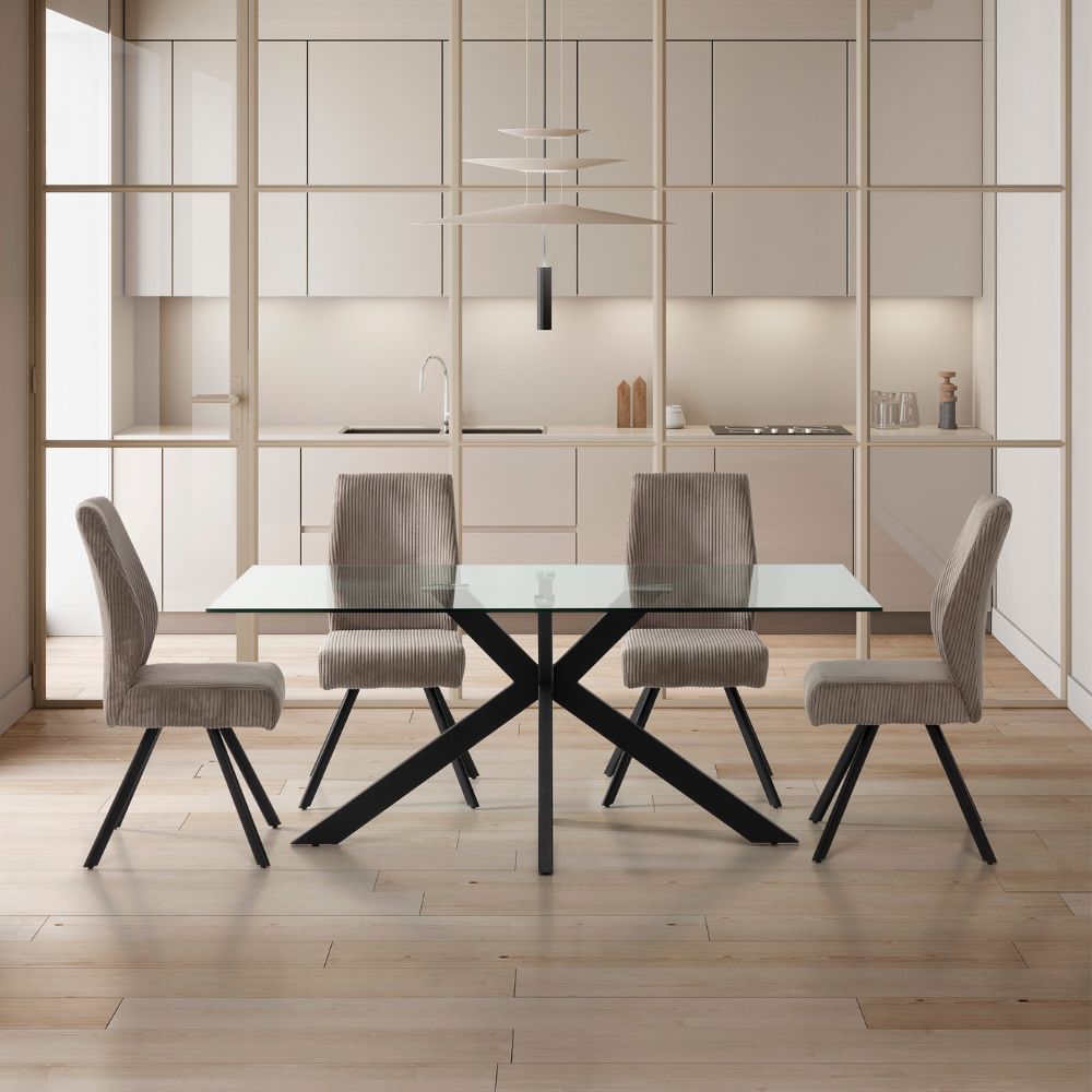 Pack de 2 sillas Anibal gris claro