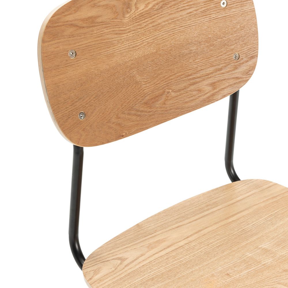 Pack de 2 sillas Aira roble Relax Outlet Valencia Pack de 2 sillas Aira roble - Imagen 3