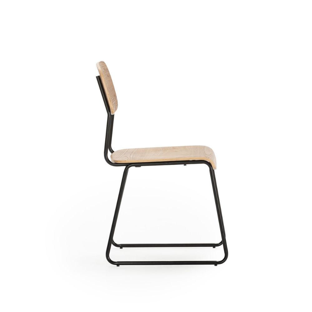 Pack de 2 sillas Aira roble Relax Outlet Valencia Pack de 2 sillas Aira roble - Imagen 4